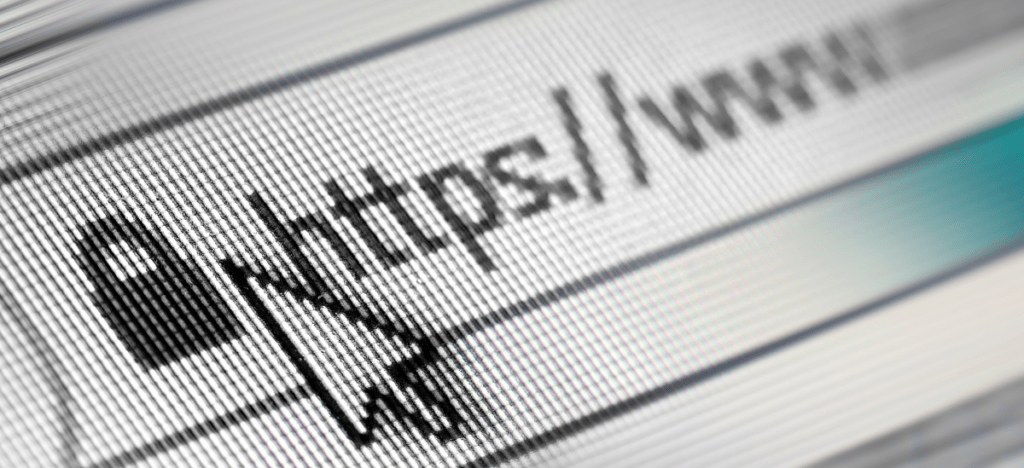 A close-up browser address bar showing the secure HTTPS padlock, highlighting that the SSL certificate is active and verified.
